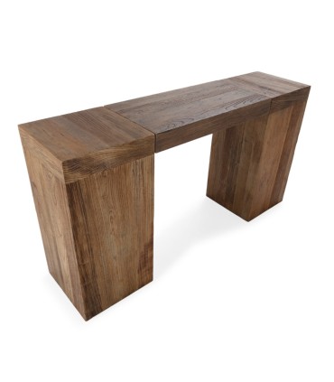 Consola de Madera de Olmo Recuperado Josef
