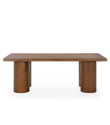 Mesa de Comedor de Roble Macizo Emilia
