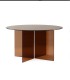 Mesa de Comedor Redonda de Vidrio Templado Eryndor
