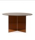 Mesa de Comedor Redonda de Vidrio Templado Eryndor
