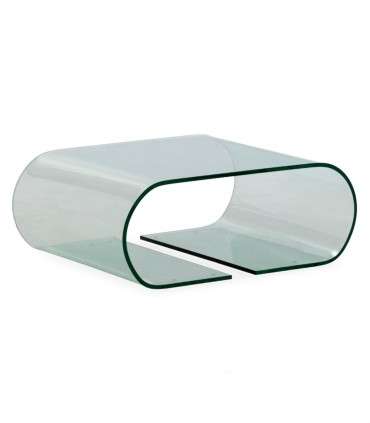 Mesa de Centro de Vidrio Curvado Elsa