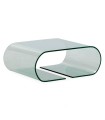 Mesa de Centro de Vidrio Curvado Elsa