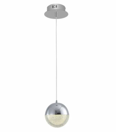 Lámpara Colgante LED Cromada Elmer
