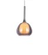 Lámpara Colgante 1 Luz E14 Cromada con Cristal Opal Luxury de Ambar Muebles