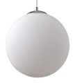 Lámpara Colgante de Cristal Opal Blanco Merien