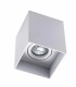 Plafón de Techo GU10 Cuadrado 9 cm Blanco de Aluminio Peris