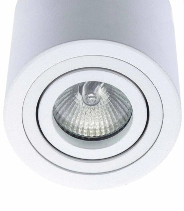 Foco LED de Superficie Cilíndrico Orientable Blanco Landy