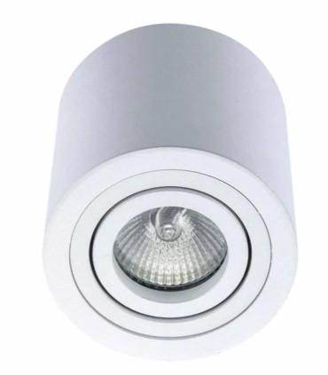 Foco LED de Superficie Cilíndrico Orientable Blanco Landy