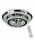 Plafón LED de Techo Cromado con Cristal K9 Yolin