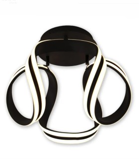 Plafón LED de Techo Negro Amparin