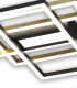 Plafón LED Dorado y Negro Akros