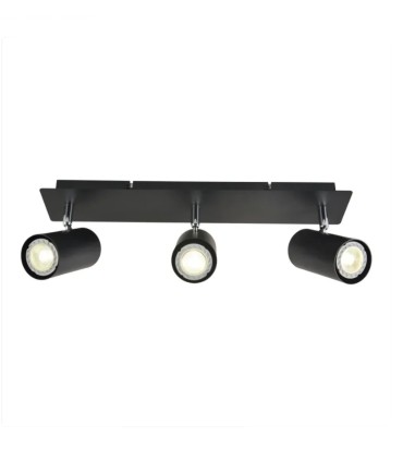 Foco de Techo 2, 3 o 4 Luces GU10 en Acero Blanco o Negro Leonor