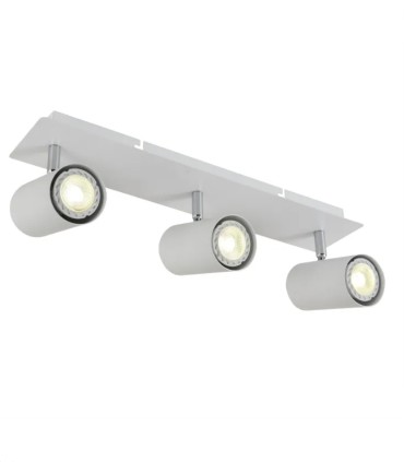 Foco de Techo 2, 3 o 4 Luces GU10 en Acero Blanco o Negro Leonor