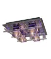 Plafón de Techo con Cristal Óptico y LED RGB con Mando Sonia