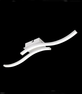 Plafón LED Negro o Blanco Cortes