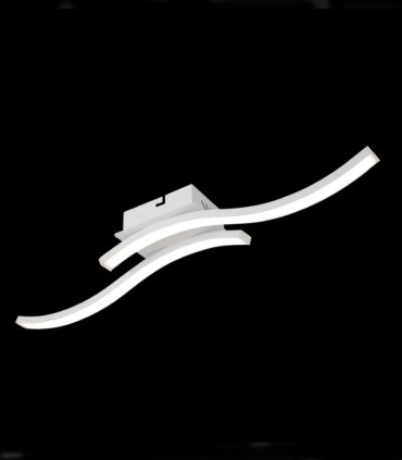 Plafón LED Negro o Blanco Cortes