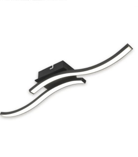 Plafón LED Negro o Blanco Cortes
