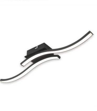 Plafón LED Negro o Blanco Cortes