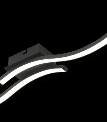 Plafón LED Negro o Blanco Cortes