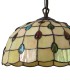 Lámpara Colgante de Cristal Amarillo  Tiffany I