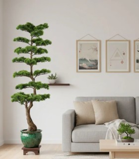 Árbol Bonsái Japonés Decorativo de Ambar Muebles