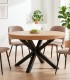 Mesa de Comedor Redonda Extensible Bradley