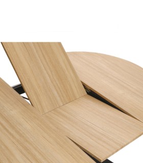 Mesa de Comedor Redonda Extensible Bradley