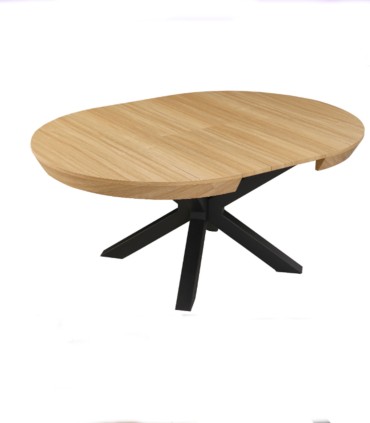 Mesa de Comedor Redonda Extensible Bradley