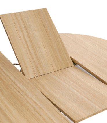 Mesa de Comedor Redonda Extensible Bradley de Ambar Muebles