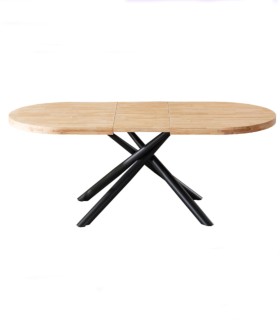 Mesa de Comedor Ovalada Extensible Senda