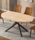 Mesa de Comedor Ovalada Extensible Senda, roble nordish