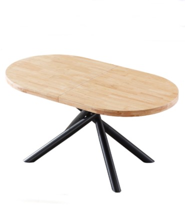 Mesa de Comedor Ovalada Extensible Senda, roble nordish