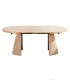 Mesa de Comedor Redonda Extensible en Madera de Roble Kenia