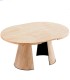Mesa de Comedor Redonda Extensible en Madera de Roble Kenia