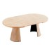 Mesa de Comedor Redonda Extensible en Madera de Roble Kenia