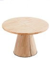 Mesa de Comedor Redonda Extensible en Madera de Roble Kenia