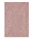 Alfombra de Baño de Poliéster con Textura y Base Antideslizante Vienciana, rosa claro
