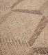 Alfombra beige geométrica Tottori