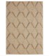Alfombra beige geométrica Tottori