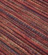 Alfombra rectangular roja de rayas moderna Varadero