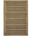 Alfombra beige oscuro geométrica moderna Sisalama