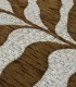 Alfombra Botánica Marrón y Beige Sandalo, dibujo