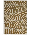 Alfombra Botánica Marrón y Beige Sandalo