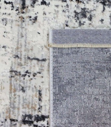 Alfombra Abstracta Gris de Estilo Moderno Pinot