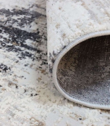Alfombra Abstracta Gris de Estilo Moderno Pinot