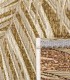 Alfombra Botánica Beige de Estilo Moderno Palm