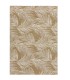 Alfombra Botánica Beige de Estilo Moderno Palm