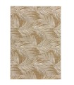 Alfombra Botánica Beige de Estilo Moderno Palm