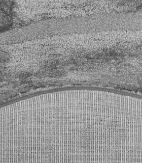 Alfombra Abstracta Gris de Pelo Alto Mori