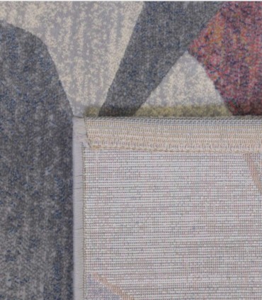 Alfombra Geométrica Multicolor de Estilo Moderno Monetti